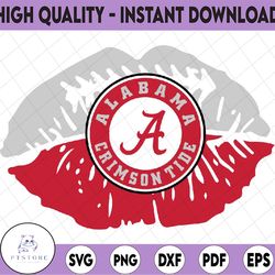 lip alabama crimson tide svg, alabama crimson tide, crimson tide svg, png svg dxf ncaa svg, ncaa sport svg, digital down