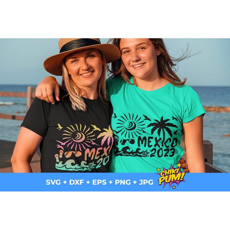 Mexico 2023 SVG, Mexico Vacation 2023 Svg, Mexico Vacation, Mexico Summer Beach Svg, Family Vacation SVG, Svg Files For Cricut - 3.jpg