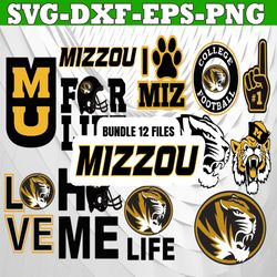 Bundle 12 Files Missouri Tigers Football Team svg, Missouri Tigers svg, N C A A Teams svg, N C A A Svg, Png, Dxf, Eps, I