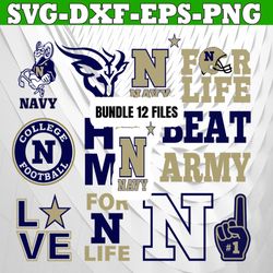Bundle 11 Files Navy Midshipmen Football Team svg, Navy Midshipmen Svg, N C A A Teams svg, N C A A Svg, Png, Dxf, Eps, I