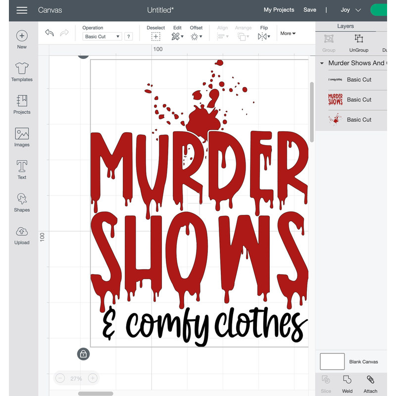 Murder Shows & Comfy Clothes SVG, Crime Shows, Funny Quote SVG, Cutting Files for Silhouette, Cricut - 6.jpg