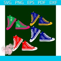 aka 1908 svg, zeta phi beta 1920 svg, delta sigma theta 1913 svg