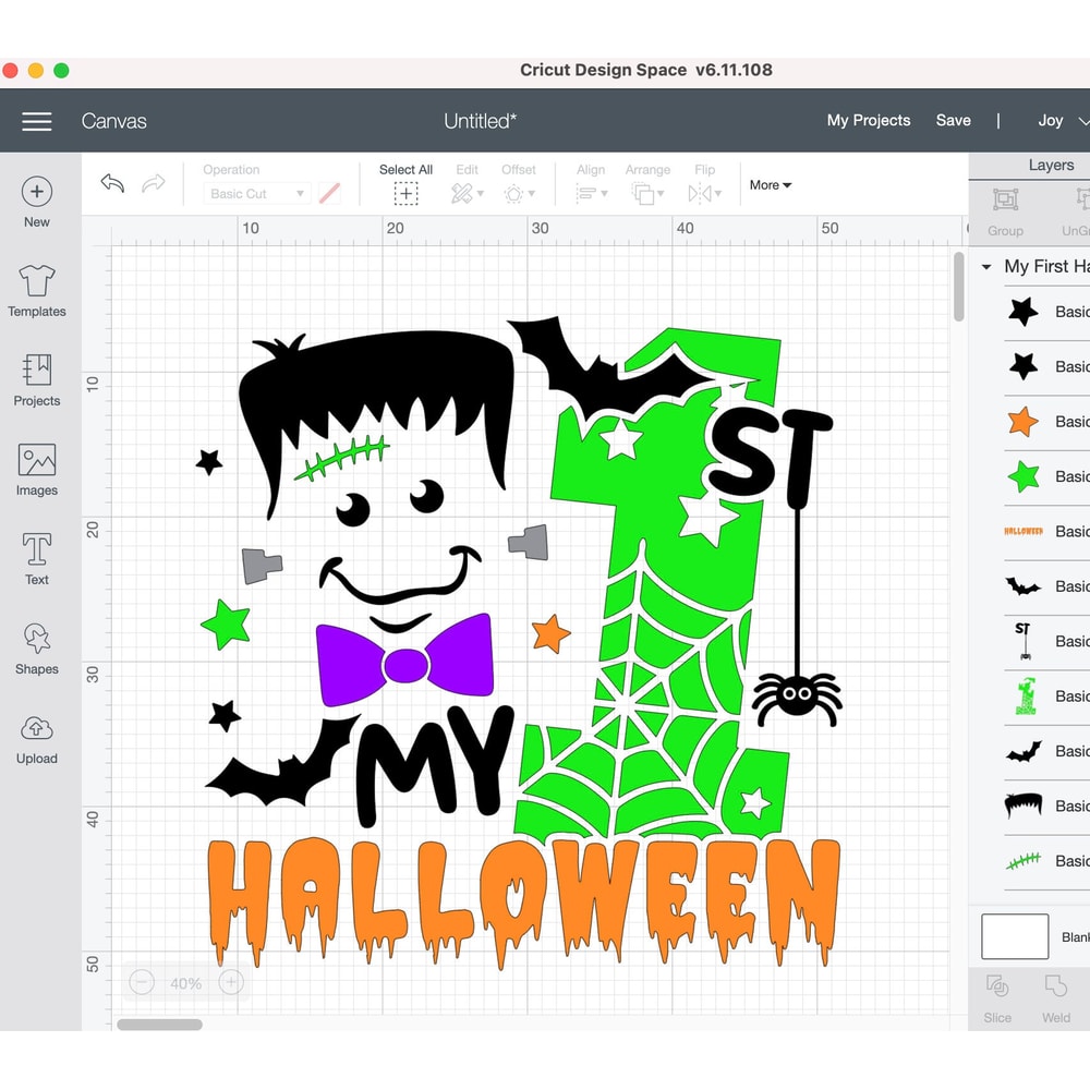 My 1st Halloween Boy svg, My First Halloween svg, Halloween svg, Kids Halloween svg, dxf, pdf, jpeg, png, Silhouette, files for Cricut - 5.jpg