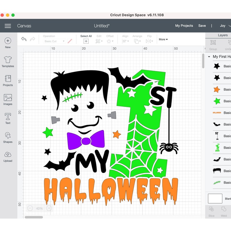 My 1st Halloween Boy svg, My First Halloween svg, Halloween svg, Kids Halloween svg, dxf, pdf, jpeg, png, Silhouette, files for Cricut - 5.jpg