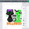 My 1st Halloween Svg, Halloween Girl svg, Cute Black Cat Svg, Cat With Spiderweb Svg, Baby Svg, Silhouette, Cricut, Black Cat cut files - 4.jpg