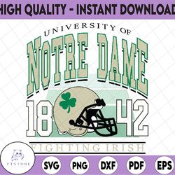 notre dame est.1842 fighting irish png - png, notre dame png - png, love notre dame png - png, png svg dxf ncaa svg, nca