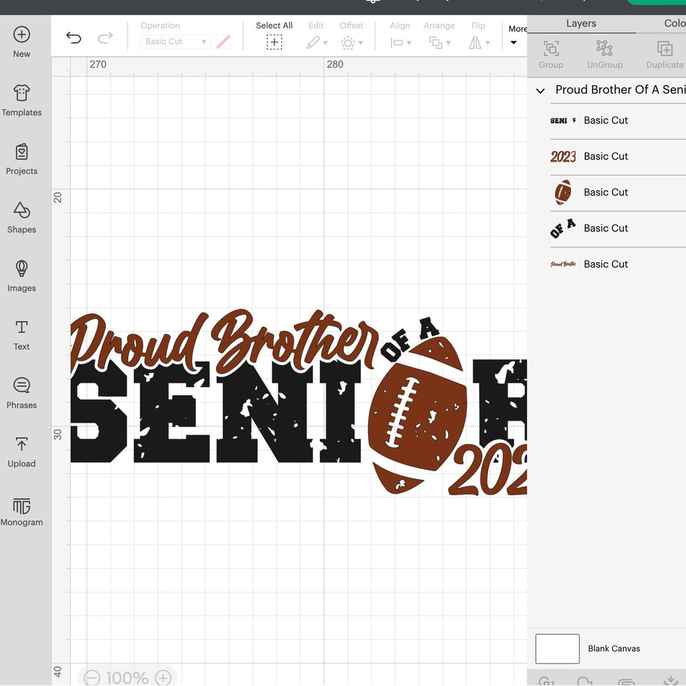 Proud Brother of a Senior 2023 SVG, Distressed brother, Football Brother SVG, Football cut files, Football Brother PNG, Senior Brother 2023 - 5.jpg