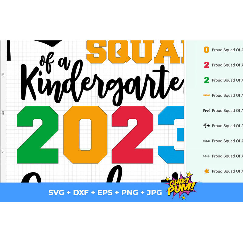 Proud Family Bundle, Kindergarten Graduation 2023 SVG, Kinder Graduate 2023 SVG, Kindergarten Family svg, Kinder Bundle, Kinder Grad svg png - 6.jpg