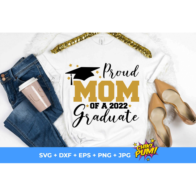 Proud Mom of a 2023 graduate SVG, Graduation cut files, Class of 2023, Mom Graduate shirt SVG, Instant Download - 9.jpg