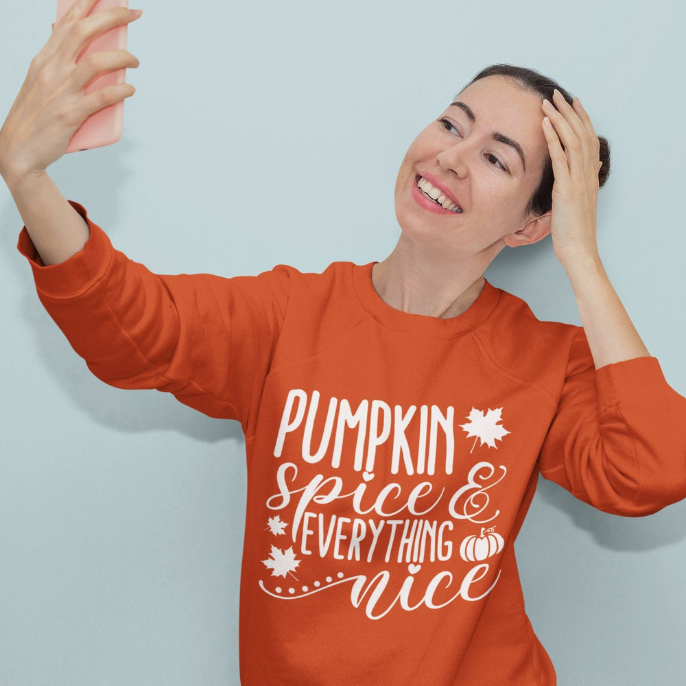 Pumpkin Spice SVG, Pumpkin Spice & Everything Nice SVG, Digital Download, Cricut, Silhouette, - 4.jpg