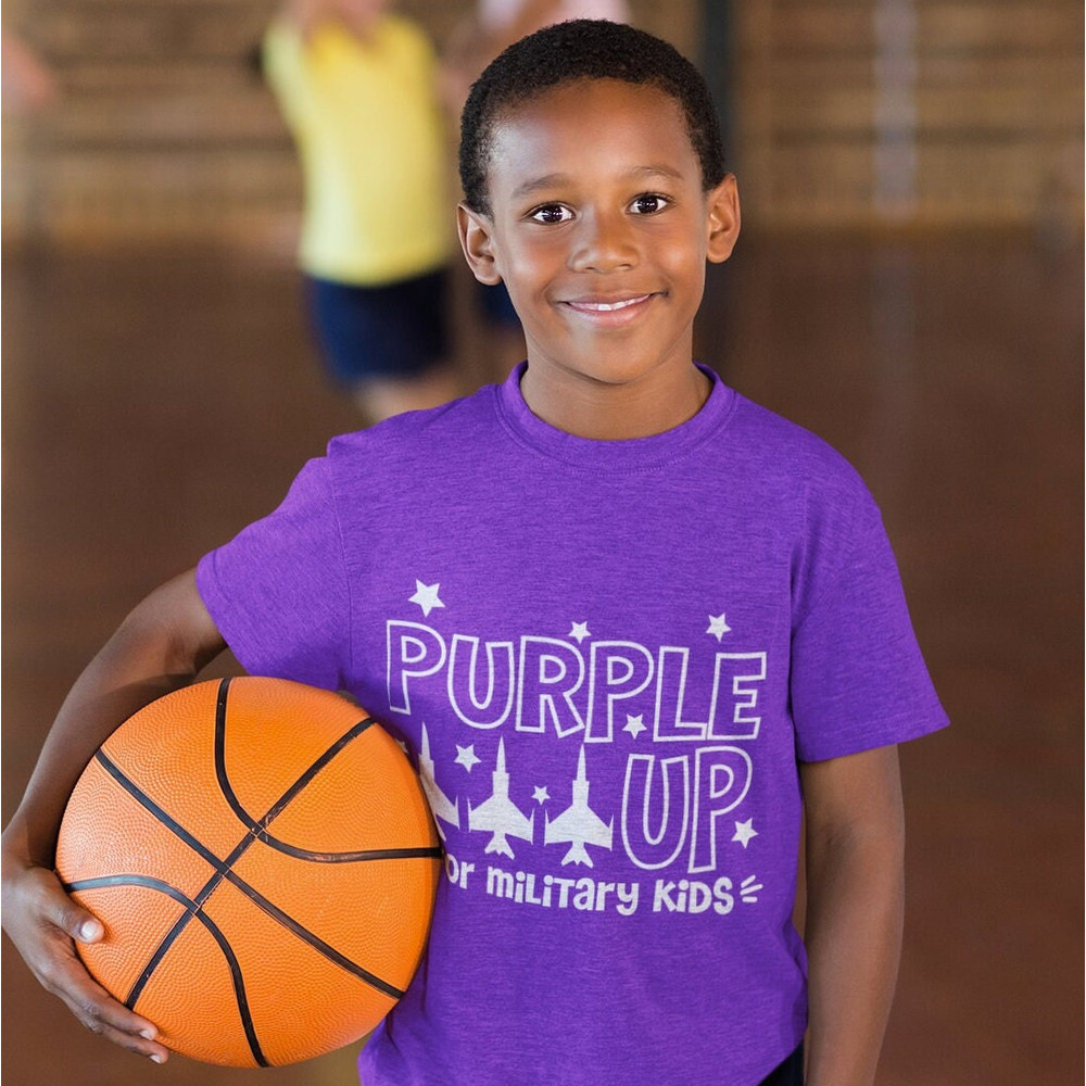 Purple Up for Military kids svg, Month of the Military Child SVG, PNG, DXF, Eps, Jpg, Military Child month cut files - 3.jpg
