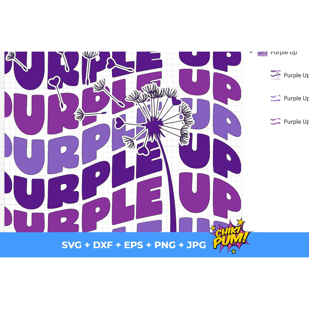 Purple Up SVG, Purple up for military kids SVG, Month of military children SVG, eps, png, dxf, svg, jpg - 4.jpg