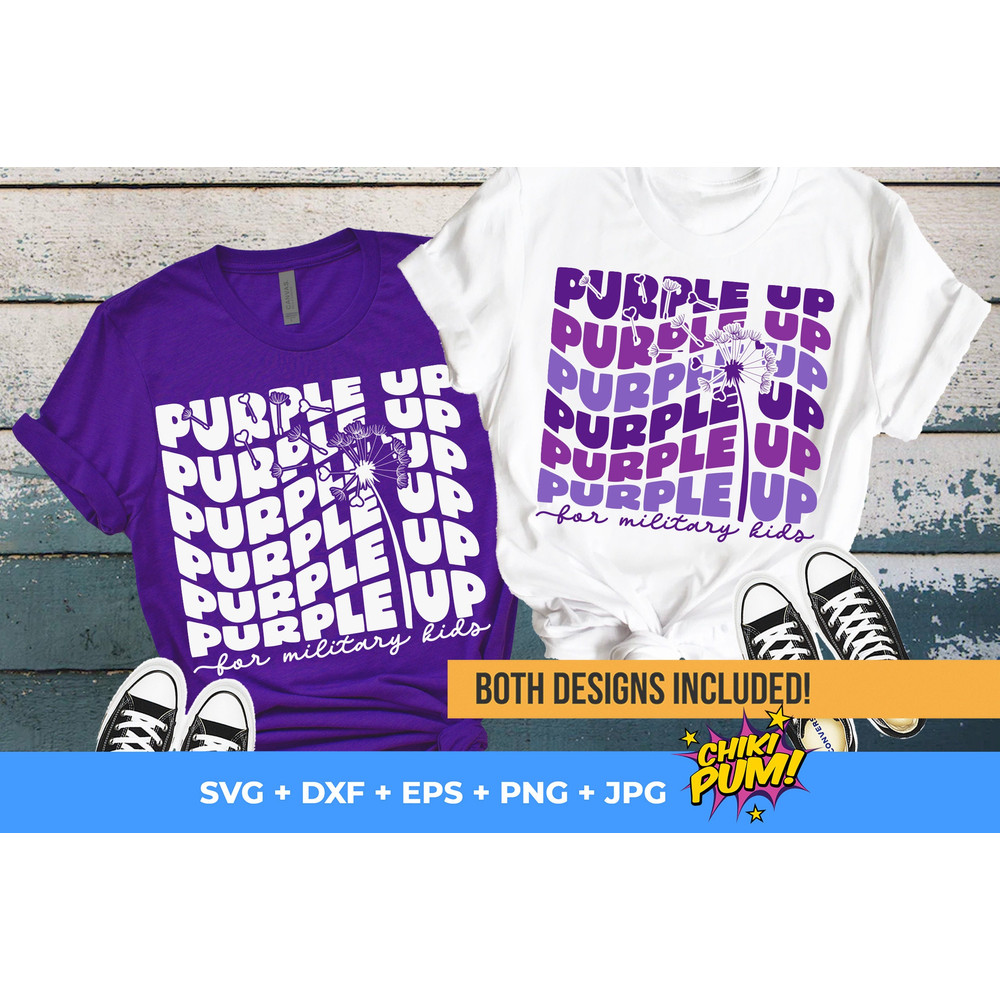 Purple Up SVG, Purple up for military kids SVG, Month of military children SVG, eps, png, dxf, svg, jpg - 8.jpg