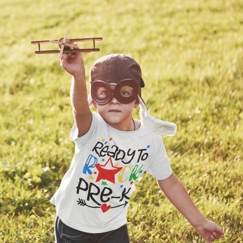 Ready To Rock Pre-K, 1st day of Pre-K, Back To School, Hello Pre-K, Pre-K clipart, Cute Pre-K, Cut File, SVG - 4.jpg