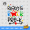 Ready To Rock Pre-K, 1st day of Pre-K, Back To School, Hello Pre-K, Pre-K clipart, Cute Pre-K, Cut File, SVG - 5.jpg