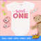Sweet One SVG, First birthday cutting file, 1st Birthday party Svg, One donut svg, One sweet girl, Cute Donut Silhouette, Cricut Svg, Vinyl - 1.jpg