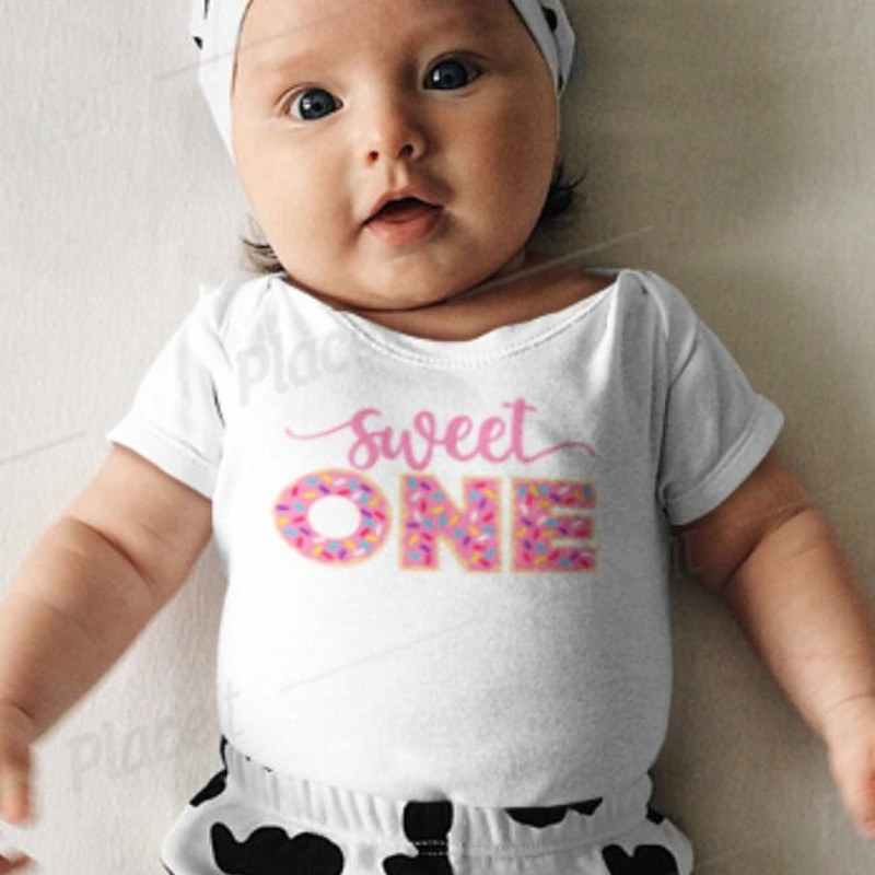 Sweet One SVG, First birthday cutting file, 1st Birthday party Svg, One donut svg, One sweet girl, Cute Donut Silhouette, Cricut Svg, Vinyl - 3.jpg