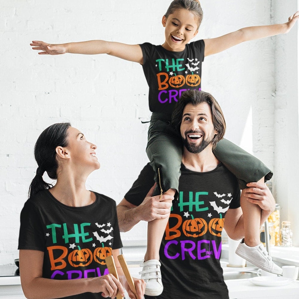 The Boo Crew svg, Halloween svg, Cute Halloween, Funny Halloween, Pumpkins svg, Family Matching shirts, Silhouette, Cricut Cut File - 3.jpg