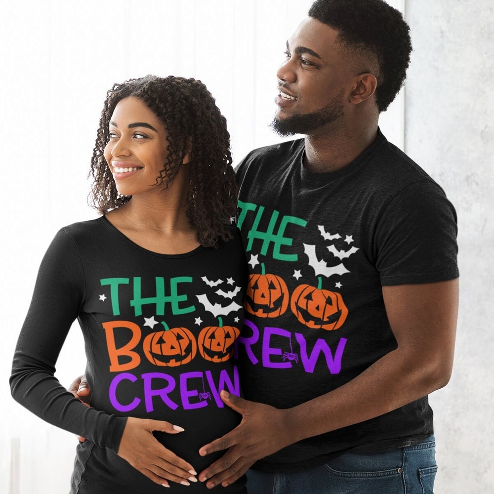 The Boo Crew svg, Halloween svg, Cute Halloween, Funny Halloween, Pumpkins svg, Family Matching shirts, Silhouette, Cricut Cut File - 4.jpg