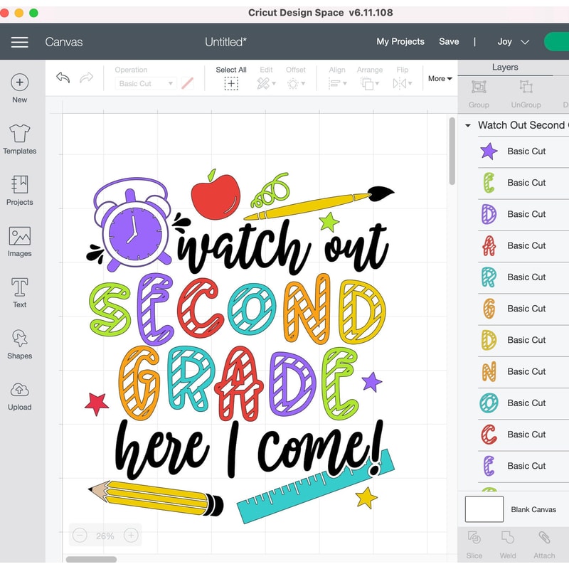 Watch Out Second Grade Here I Come svg, Second Grade SVG file, 2nd Grade svg, 2nd grade shirt, Back to School - 5.jpg