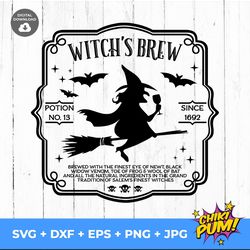 witchs brew, witches brew svg witches label, halloween svg, witches svg, funny svg, witches coffee svg, svg for mugs, wi