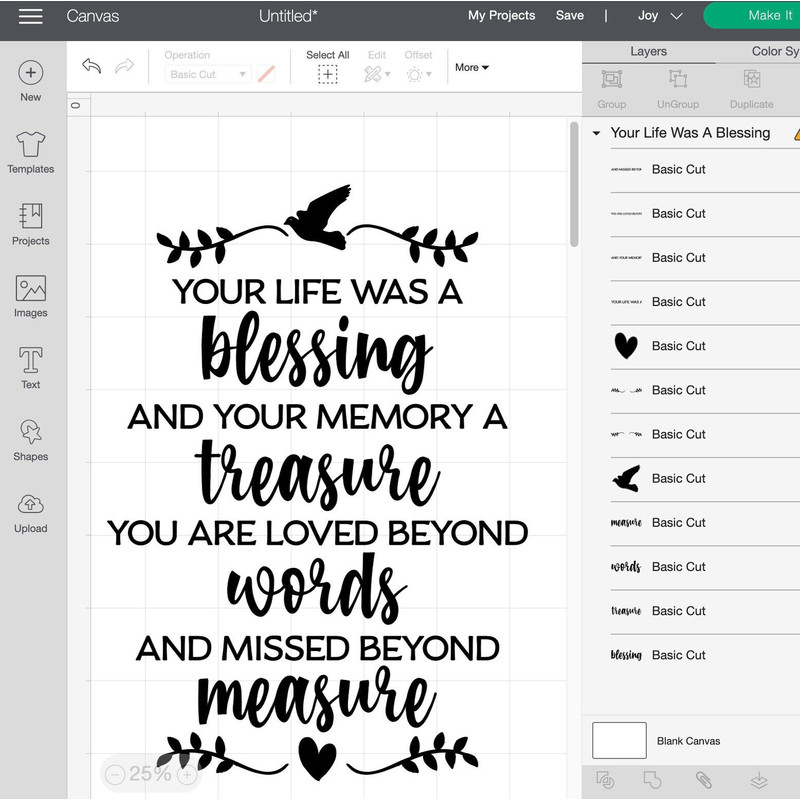 Your Life Was A Blessing svg, Your Memory A Treasure SVG Cut File, Memorial SVG, png, jpg, dxf, eps, Digital Cut File (For you, mom) - 5.jpg