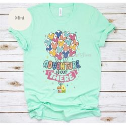 disney up shirt, disney shirt, adventure is out there, carl and ellie, animal kingdom shirt e0813