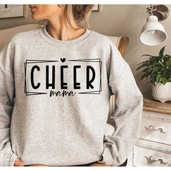 cheer mama svg, cheer season svg, cheerleader svg, team spirit svg, cheer mom shirt svg, cheer life svg, gift for mom sv