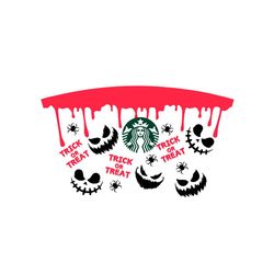 trick or treat witches brew halloween starbucks cold cup svg, full wrap for starbucks venti cold cup, custom starbuc