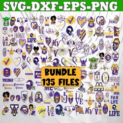 Bundle 135 Files Minnesota Vikings Svg, Minnesota Vikings Svg, NFL Teams svg, NFL Svg, Png, Dxf, Eps, Instant Download