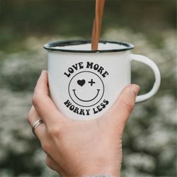 love more worry less svg