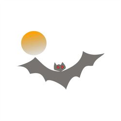 minimal bat svg, png, and eps files included! halloween, instant digital download, hanging bat