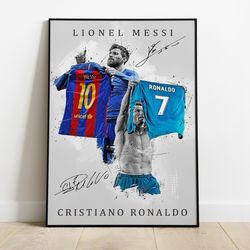 Mofanmi Art Football Stars Cristiano Ronaldo and Lionel Messi digital download