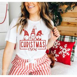 gnomes christmas crew svg, gnome cut files, merry christmas sublimation, funny family christmas shirt svg, gnome coffee
