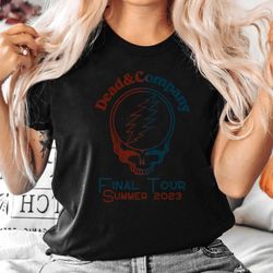 dead & company dead & co final summer tour 2023 fan perfect gift idea for men women birthday gift unisex tshirt