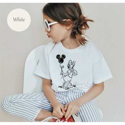 daisy with mickey head balloon shirt, disneyland vacation, animal kingdom shirt, disney trip shirt, magic kingdom shirt