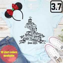 mad hatter's unbirthday party planning co shirt, birthday shirt, alice in wonderland, shirt for men and women, magic kin