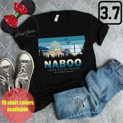 naboo theed royal palace shirt, galaxy's edge shirt, family and friends matching tee, disney star wars shirts, star wars