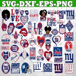 Bundle 50 Files New York Giants Football Teams Svg, New York Giants svg, NFL Teams svg, NFL Svg, Png, Dxf, Eps, Instant