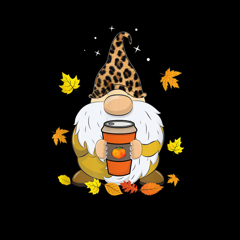 Fall Gnome with Pumpkin Spice Halloween Thanksgiving Gifts T-Shirt.jpg