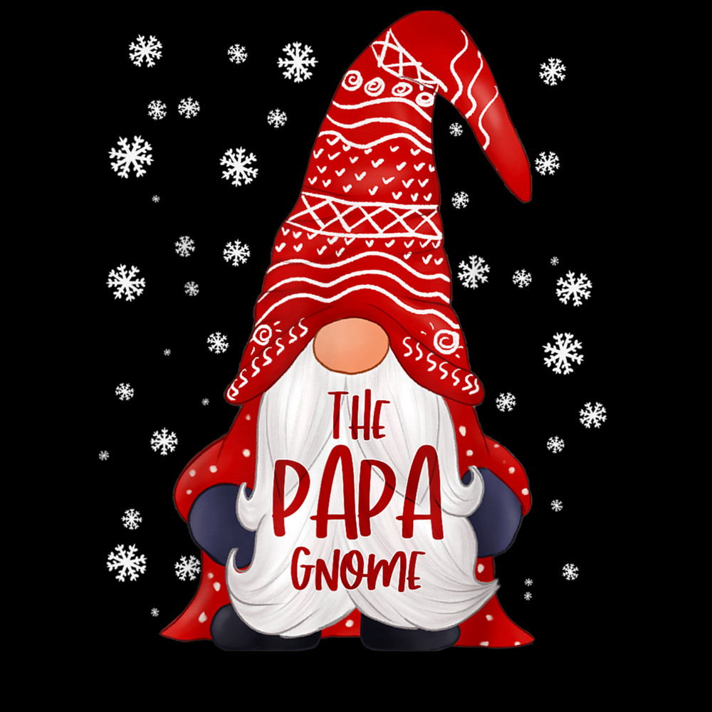 Funny Papa Gnome Family Matching Christmas Gift Pajama T-Shirt.jpg