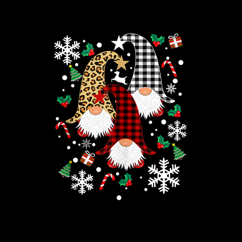 Gnomes Buffalo Plaid Leopard Christmas Tree Santa Xmas Gifts Tank Top.jpg