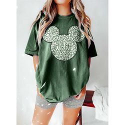 cute leopard print mickey shirt, mickey leopard shirt, retro mickey and minnie shirt, disney couple shirt, cute disney s