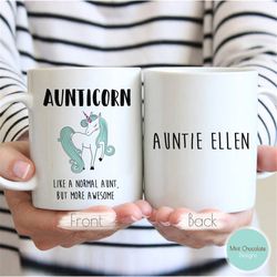 aunticorn - aunt gift, aunt mug, unicorn auntie gifts, auntie gift, gift for aunt, aunt to be gift, aunticorn present, n