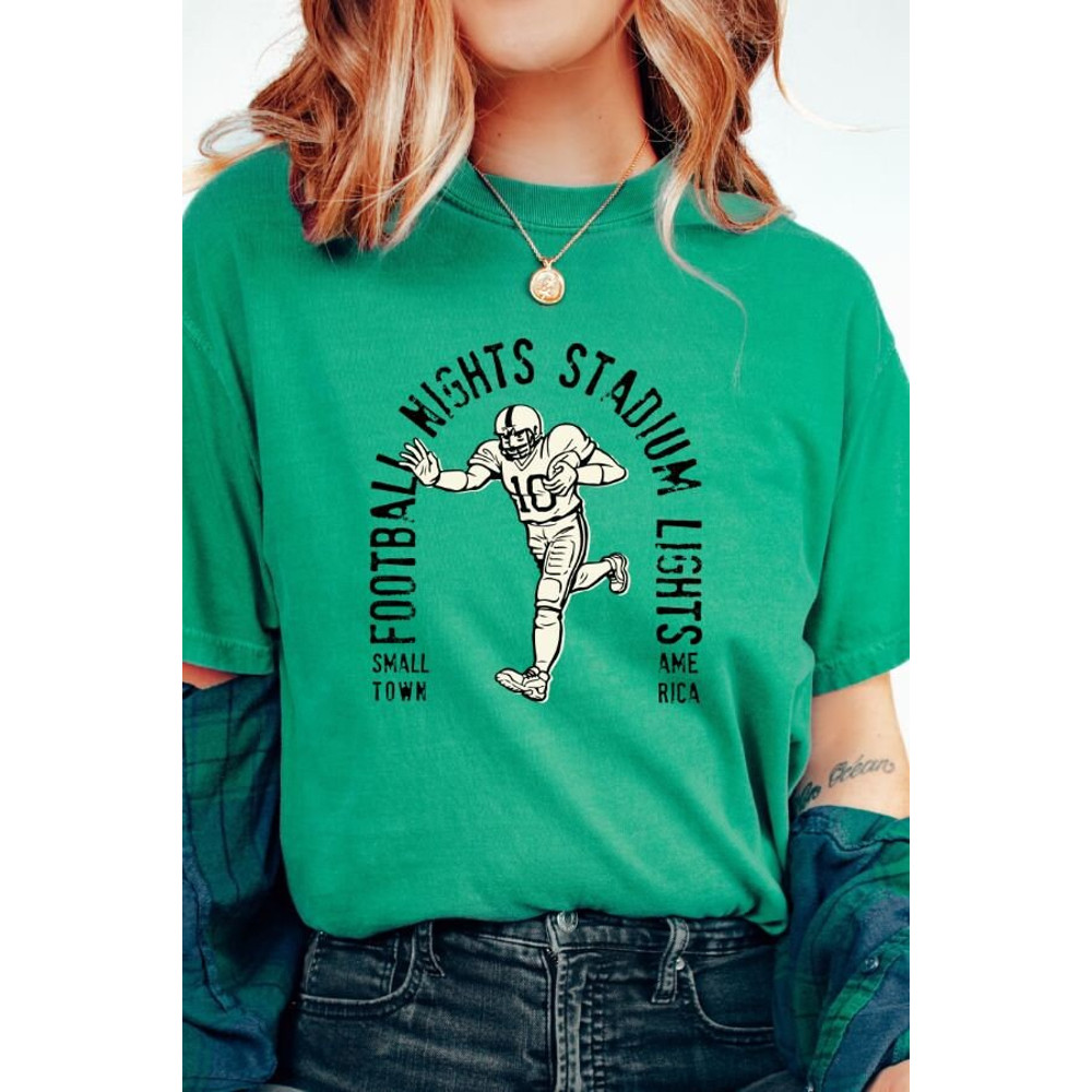 Favorite Team Shirt, Custom Team T-Shirt, Team Mascot Shirt, School Team Game Day Shirt School Team Shirt Football Lights Tshirt Gameday Tee - 1.jpg