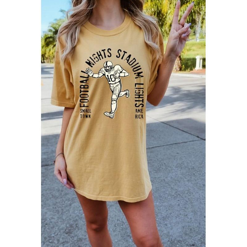 Favorite Team Shirt, Custom Team T-Shirt, Team Mascot Shirt, School Team Game Day Shirt School Team Shirt Football Lights Tshirt Gameday Tee - 8.jpg