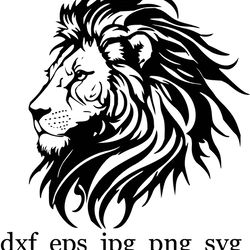 LION HEAD SVG, Lion head svg,  Lion clipart, Lion head svg Cut file for cricut,  Lion muzzle svg, print
