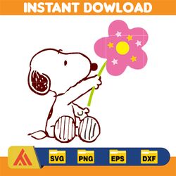 snoopy svg, peanuts svg, snoopy clipart, snoopy svg, snoopy printable, charlie brown svg, snoopy silhouette (169)