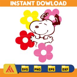 snoopy svg, peanuts svg, snoopy clipart, snoopy svg, snoopy printable, charlie brown svg, snoopy silhouette (170)