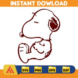 snoopy svg, peanuts svg, snoopy clipart, snoopy svg, snoopy printable, charlie brown svg, snoopy silhouette (171)